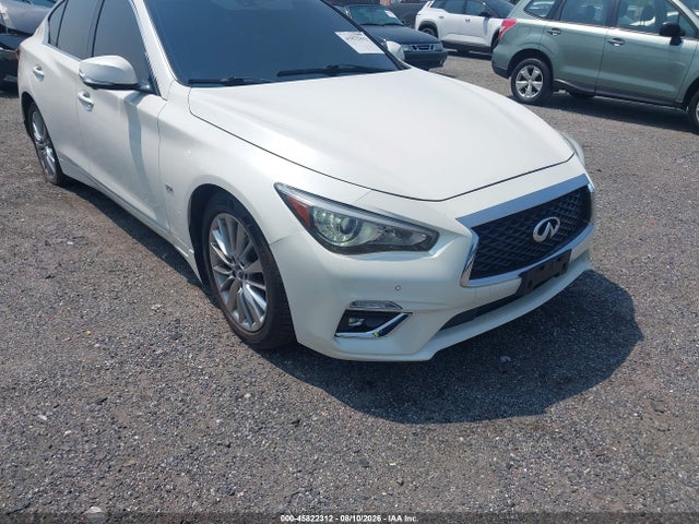Продажа на аукционе авто 2018 Infiniti Q50 3.0t Luxe, vin: JN1EV7AR7JM430439, номер лота: 45822312