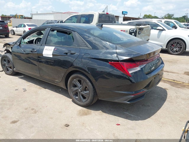 2022 Hyundai Elantra Hybrid Blue მანქანა იყიდება აუქციონზე, vin: KMHLM4AJ2NU015109, აუქციონის ნომერი: 45822422