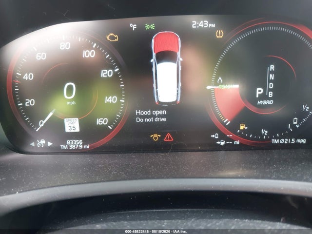 45822446 :رقم المزاد ، YV4BC0PM8H1170103 vin ، 2017 Volvo Xc90 Hybrid T8 R-design مزاد بيع