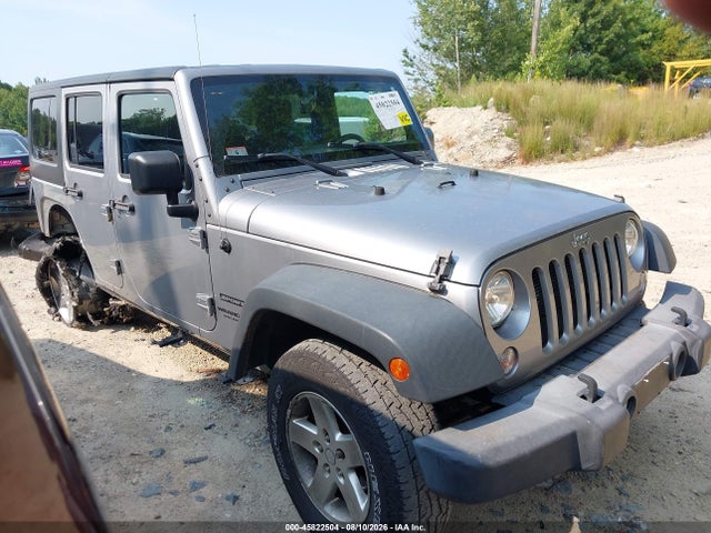 2015 Jeep Wrangler Unlimited Sport მანქანა იყიდება აუქციონზე, vin: 1C4BJWDG9FL745370, აუქციონის ნომერი: 45822504