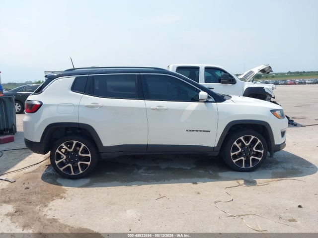 2018 Jeep Compass Limited 4x4 მანქანა იყიდება აუქციონზე, vin: 3C4NJDCB5JT223775, აუქციონის ნომერი: 45822596