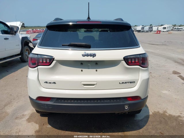 2018 Jeep Compass Limited 4x4 მანქანა იყიდება აუქციონზე, vin: 3C4NJDCB5JT223775, აუქციონის ნომერი: 45822596