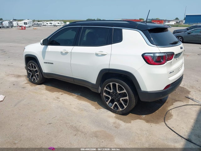 2018 Jeep Compass Limited 4x4 მანქანა იყიდება აუქციონზე, vin: 3C4NJDCB5JT223775, აუქციონის ნომერი: 45822596