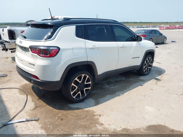 2018 Jeep Compass Limited 4x4 მანქანა იყიდება აუქციონზე, vin: 3C4NJDCB5JT223775, აუქციონის ნომერი: 45822596