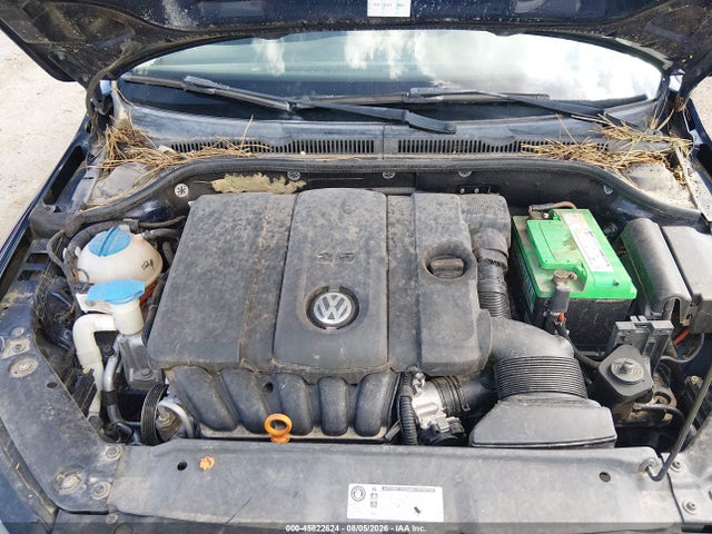 2012 Volkswagen Jetta 2.5l Se მანქანა იყიდება აუქციონზე, vin: 3VWBP7AJ1CM302920, აუქციონის ნომერი: 45822624