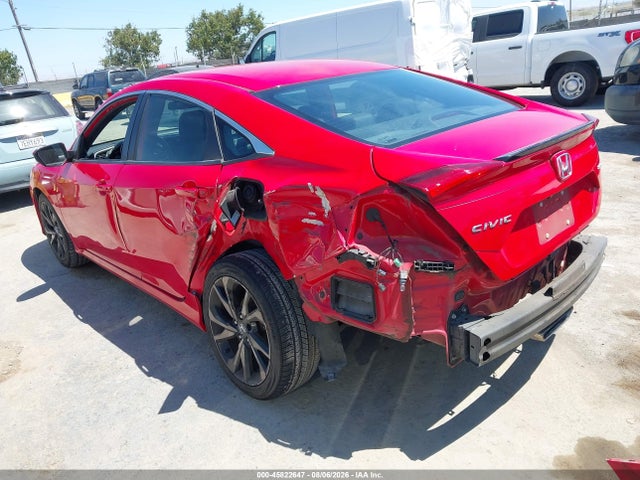45822647 :رقم المزاد ، 2HGFC2F81KH508665 vin ، 2019 Honda Civic Sport مزاد بيع