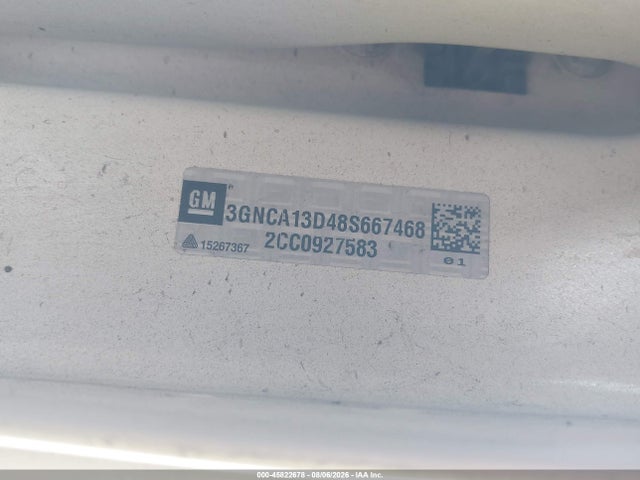 45822678 :رقم المزاد ، 3GNCA13D48S667468 vin ، 2008 Chevrolet Hhr Ls مزاد بيع
