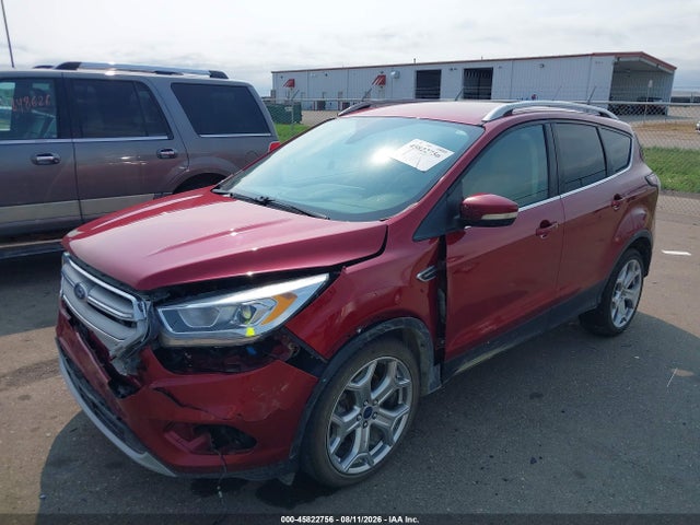2017 Ford Escape Titanium მანქანა იყიდება აუქციონზე, vin: 1FMCU9JD1HUD18913, აუქციონის ნომერი: 45822756