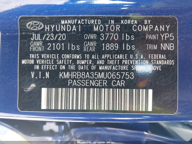 Hyundai Venue Se 2021 KMHRB8A35MU065753 Image 9