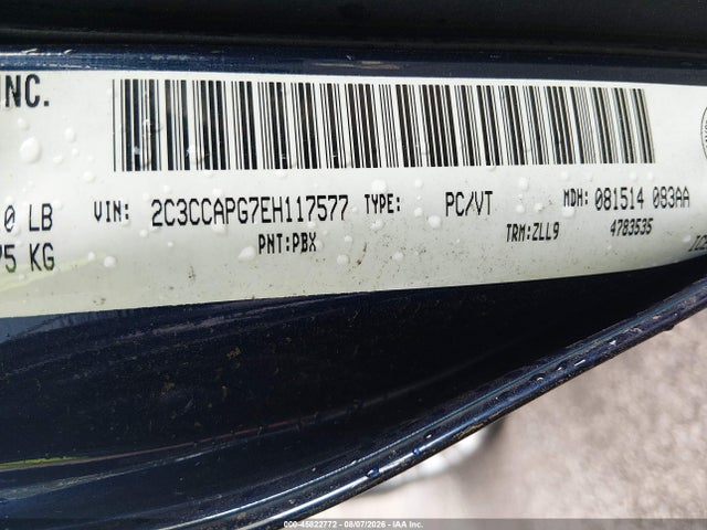 45822772 :رقم المزاد ، 2C3CCAPG7EH117577 vin ، 2014 Chrysler 300c Luxury Series مزاد بيع