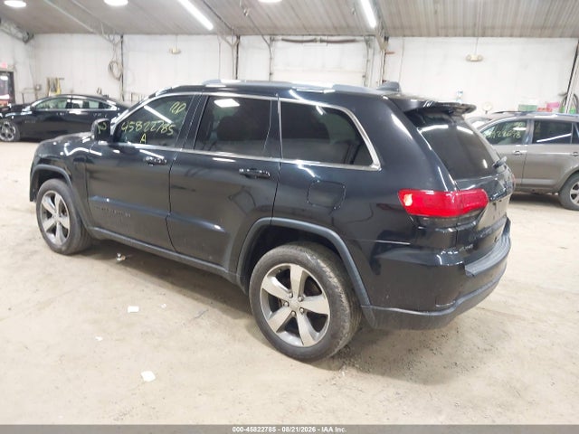 2016 Jeep Grand Cherokee Limited მანქანა იყიდება აუქციონზე, vin: 1C4RJFBG5GC310512, აუქციონის ნომერი: 45822785