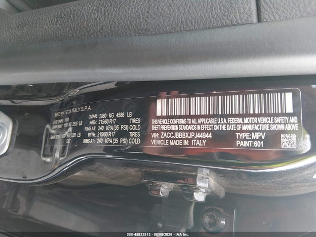 Jeep Renegade Latitude 4x4 2018 ZACCJBBBXJPJ44944 Image 9