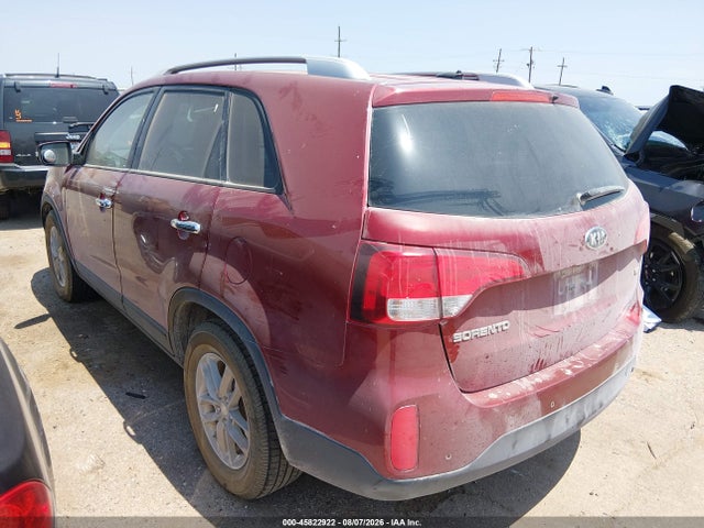2015 Kia Sorento Lx მანქანა იყიდება აუქციონზე, vin: 5XYKT3A66FG570401, აუქციონის ნომერი: 45822922