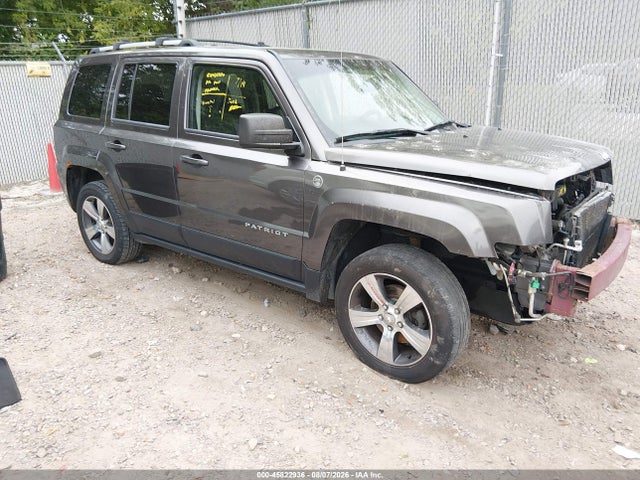 2016 Jeep Patriot High Altitude Edition მანქანა იყიდება აუქციონზე, vin: 1C4NJRFB3GD627584, აუქციონის ნომერი: 45822936
