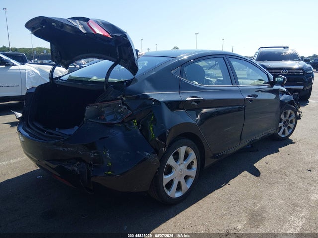 2013 Hyundai Elantra Limited მანქანა იყიდება აუქციონზე, vin: KMHDH4AE1DU022269, აუქციონის ნომერი: 45823029