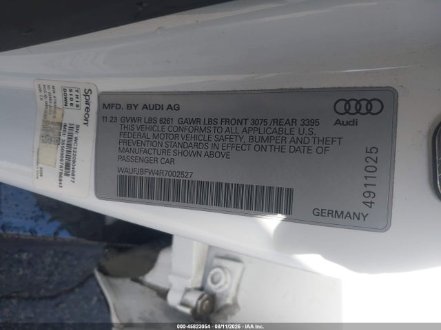 WAUFJBFW4R7002527 Audi E-tron Gt Premium Plus Quattro