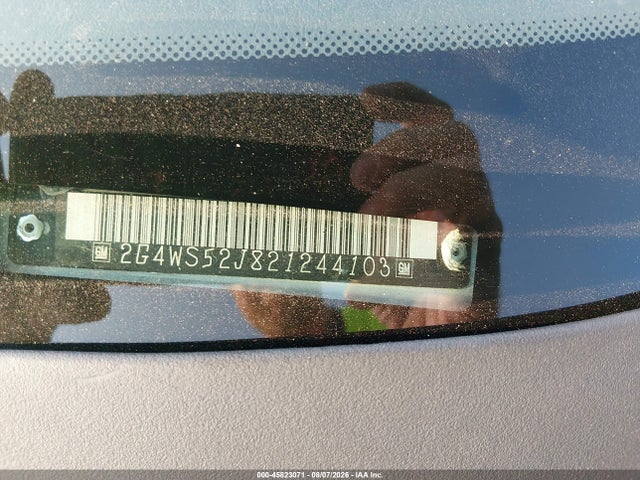 2002 Buick Century Custom მანქანა იყიდება აუქციონზე, vin: 2G4WS52J821244103, აუქციონის ნომერი: 45823071