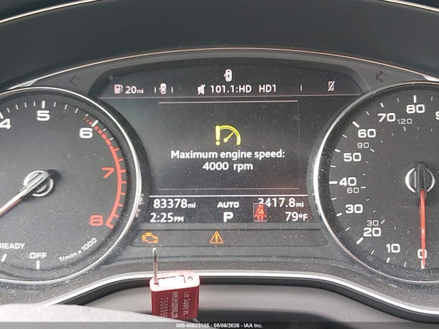 2019 Audi Q5 45 Premium მანქანა იყიდება აუქციონზე, vin: WA1ANAFY9K2115898, აუქციონის ნომერი: 45823105