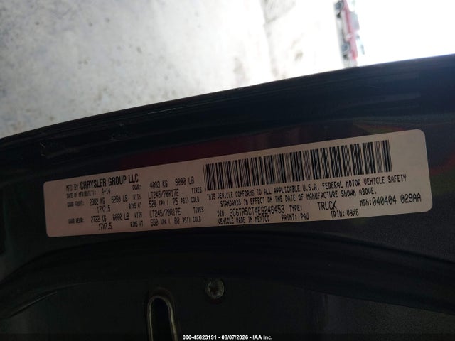 RAM 2500 Tradesman 2014 3C6TR5CT4EG246453 Image 9