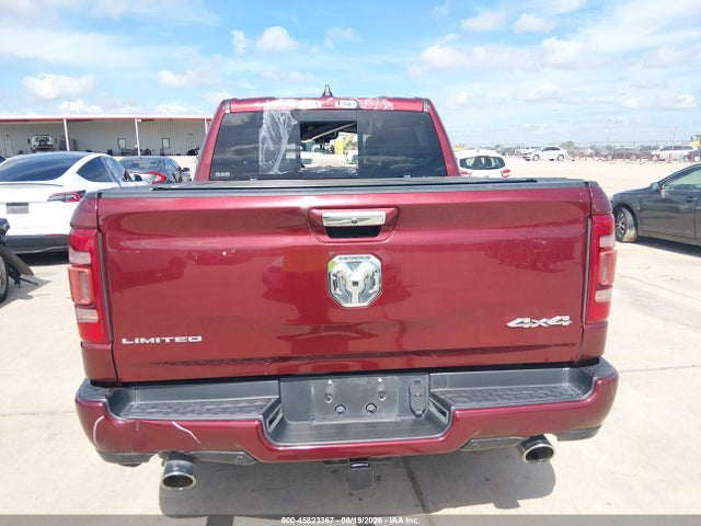 45823367 :رقم المزاد ، 1C6SRFHT2LN389965 vin ، 2020 Ram 1500 Limited  4x4 5'7 Box مزاد بيع