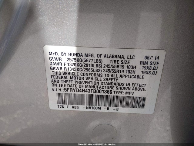 Acura Mdx Technology Package 2015 5FRYD4H43FB001366 Image 9