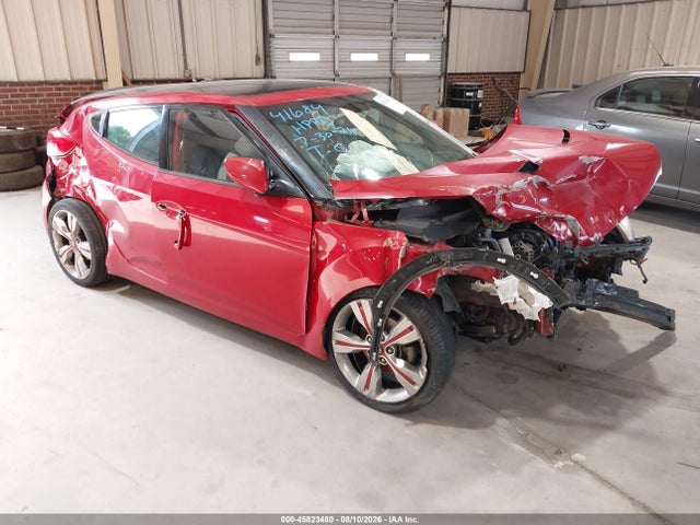 2013 Hyundai Veloster Base W/gray მანქანა იყიდება აუქციონზე, vin: KMHTC6AD2DU087449, აუქციონის ნომერი: 45823480