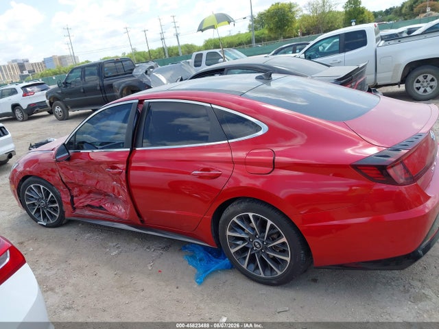 2021 Hyundai Sonata Limited მანქანა იყიდება აუქციონზე, vin: KMHL34J25MA157336, აუქციონის ნომერი: 45823488