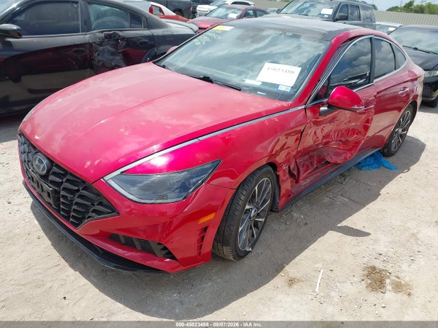 2021 Hyundai Sonata Limited მანქანა იყიდება აუქციონზე, vin: KMHL34J25MA157336, აუქციონის ნომერი: 45823488