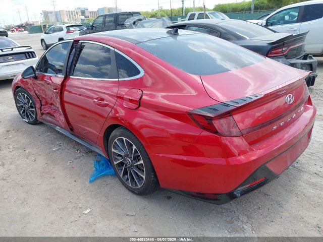 2021 Hyundai Sonata Limited მანქანა იყიდება აუქციონზე, vin: KMHL34J25MA157336, აუქციონის ნომერი: 45823488