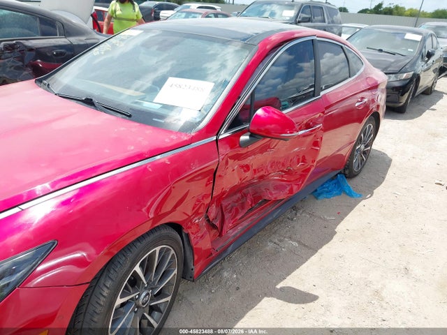 2021 Hyundai Sonata Limited მანქანა იყიდება აუქციონზე, vin: KMHL34J25MA157336, აუქციონის ნომერი: 45823488