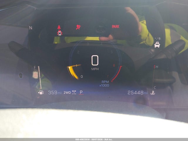 45823538 :رقم المزاد ، KL79MRSL9SB212603 vin ، 2025 Chevrolet Trailblazer Awd Lt مزاد بيع
