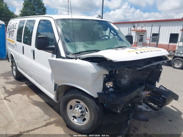 2023 Chevrolet Express Cargo Rwd 2500 Regular Wheelbase Wt მანქანა იყიდება აუქციონზე, vin: 1GCWGAFPXP1165820, აუქციონის ნომერი: 45823541