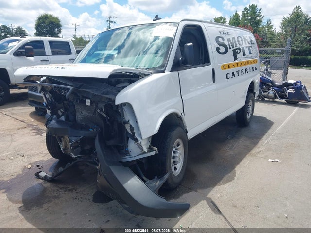 2023 Chevrolet Express Cargo Rwd 2500 Regular Wheelbase Wt მანქანა იყიდება აუქციონზე, vin: 1GCWGAFPXP1165820, აუქციონის ნომერი: 45823541