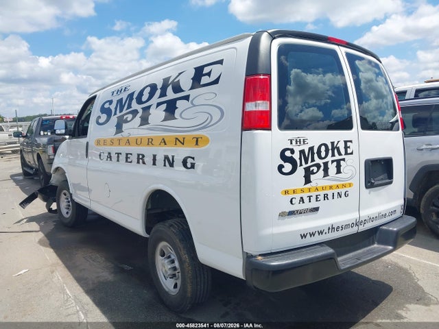 2023 Chevrolet Express Cargo Rwd 2500 Regular Wheelbase Wt მანქანა იყიდება აუქციონზე, vin: 1GCWGAFPXP1165820, აუქციონის ნომერი: 45823541