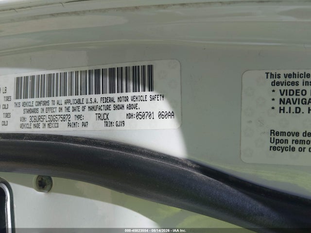 Продаж на аукціоні авто 2013 Ram 2500 Laramie, vin: 3C6UR5FL5DG575872, номер лоту: 45823554