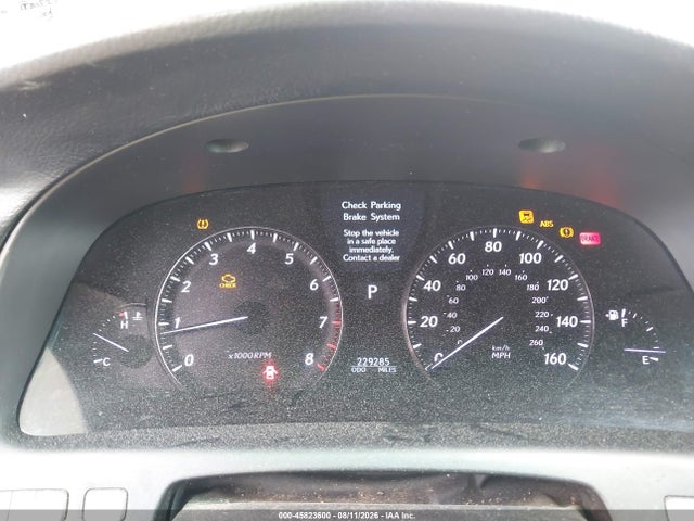 2007 Lexus Ls 460 მანქანა იყიდება აუქციონზე, vin: JTHBL46F175003004, აუქციონის ნომერი: 45823600