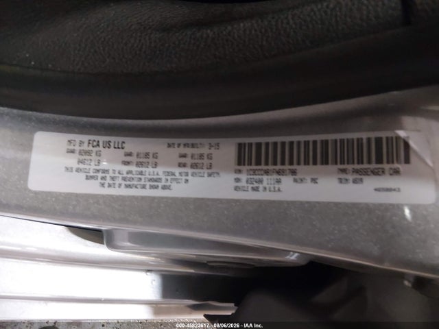 1C3CCCAB1FN691786 Chrysler 200 Limited