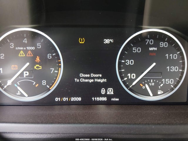 2010 Land Rover Range Rover Hse მანქანა იყიდება აუქციონზე, vin: SALMF1D49AA317587, აუქციონის ნომერი: 45823688