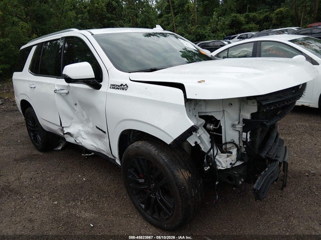 45823867 :رقم المزاد ، 1GNSKTKL5MR361695 vin ، 2021 Chevrolet Tahoe 4wd High Country مزاد بيع