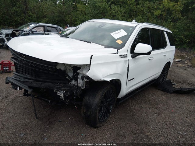 45823867 :رقم المزاد ، 1GNSKTKL5MR361695 vin ، 2021 Chevrolet Tahoe 4wd High Country مزاد بيع