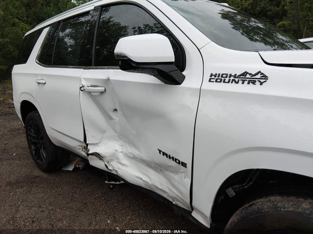 45823867 :رقم المزاد ، 1GNSKTKL5MR361695 vin ، 2021 Chevrolet Tahoe 4wd High Country مزاد بيع