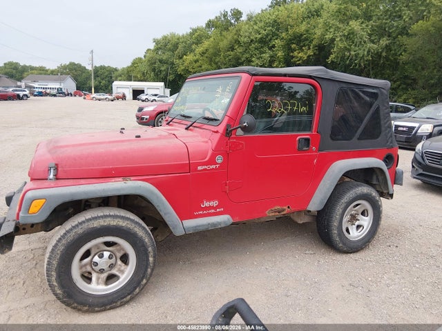 2006 Jeep Wrangler Sport Rhd მანქანა იყიდება აუქციონზე, vin: 1J4F449S96P725679, აუქციონის ნომერი: 45823990