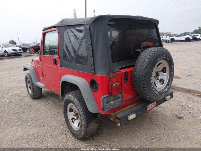 2006 Jeep Wrangler Sport Rhd მანქანა იყიდება აუქციონზე, vin: 1J4F449S96P725679, აუქციონის ნომერი: 45823990