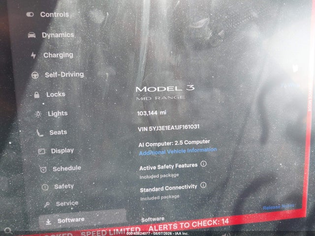Tesla Model 3 Long Range/mid Range 2018 5YJ3E1EA1JF161031 Image 7