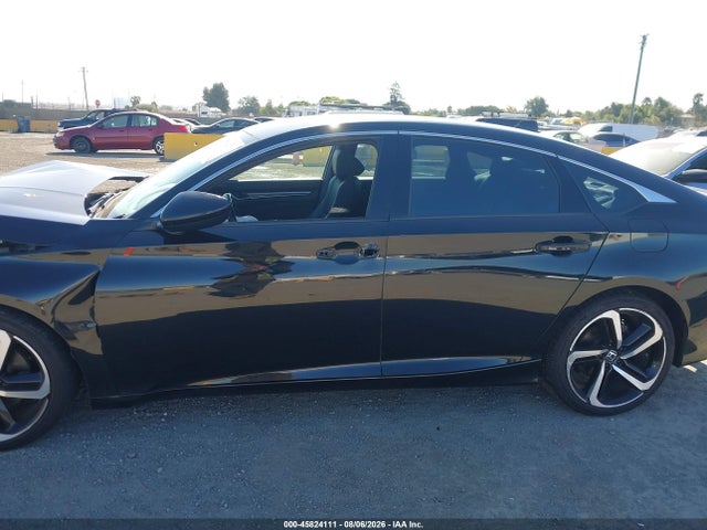 2018 Honda Accord Sport მანქანა იყიდება აუქციონზე, vin: 1HGCV1F30JA162553, აუქციონის ნომერი: 45824111