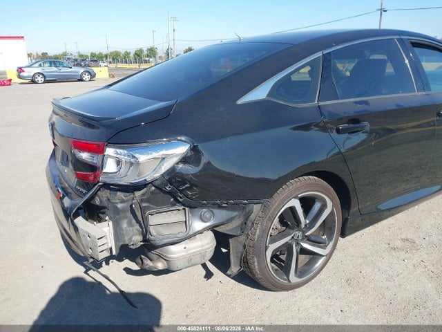 2018 Honda Accord Sport მანქანა იყიდება აუქციონზე, vin: 1HGCV1F30JA162553, აუქციონის ნომერი: 45824111