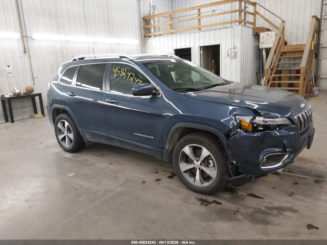 Продаж на аукціоні авто 2021 Jeep Cherokee Limited 4x4, vin: 1C4PJMDX7MD153161, номер лоту: 45824243