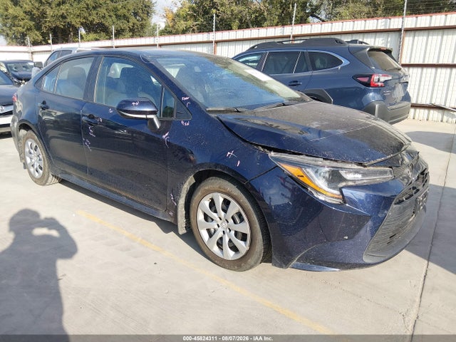 2025 Toyota Corolla Le მანქანა იყიდება აუქციონზე, vin: 5YFB4MDE3SP256281, აუქციონის ნომერი: 45824311