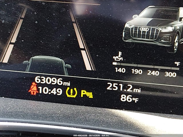45824359 :رقم المزاد ، WA1LJAF73MD039856 vin ، 2021 Audi Q7 Premium Plus 45 Tfsi Quattro Tiptronic مزاد بيع