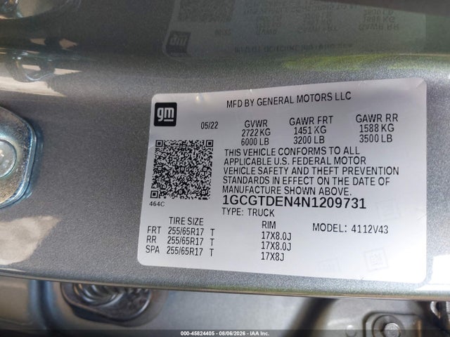1GCGTDEN4N1209731 Chevrolet Colorado 4wd Long Box Z71